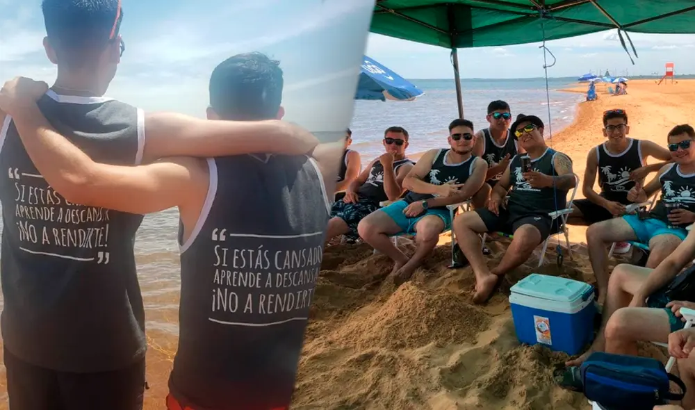 El hombre no dudó en hacer un gran esfuerzo para ahorrar dinero y llevar a su personal dos días de descanso a un hotel cinco estrellas. Foto: captura de Facebook