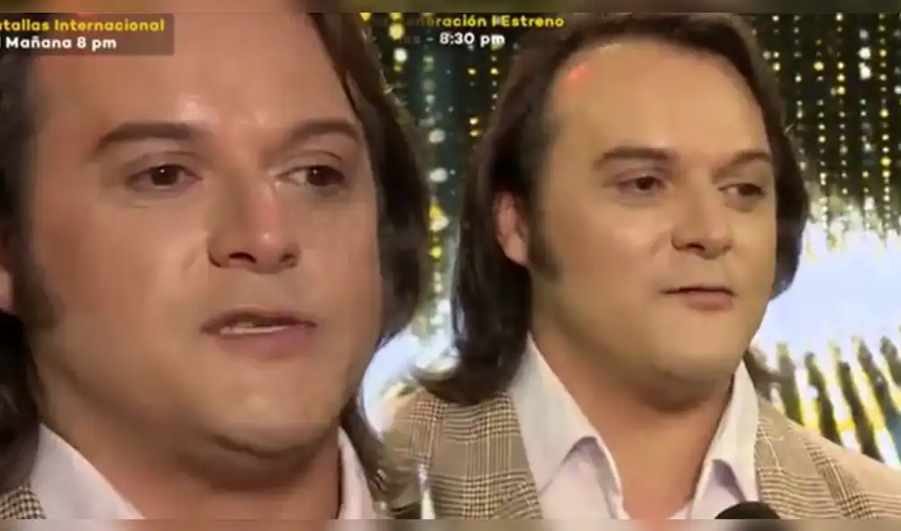 'Nino Bravo' venció a 'Emmanuel' en batalla de imitación y logró llegar a la gran final. Foto: composición/captura Latina 'Nino Bravo' venció a 'Emmanuel' en batalla de imitación y logró llegar a la gran final. Foto: composición/captura Latina