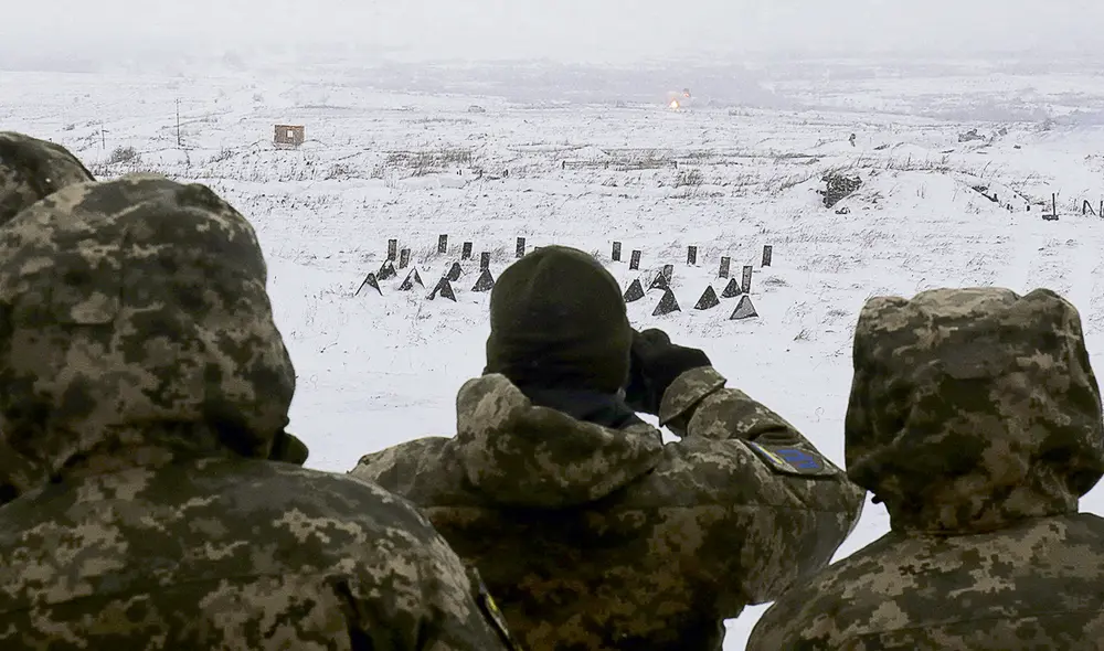 Apoyo. Ucrania sigue respaldada por las fuerzas de la OTAN. Foto: AFP