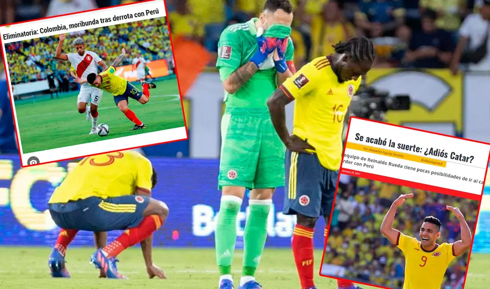 Los medios colombianos señalaron que la clasificación a Qatar está cada vez más lejos. Foto: El Heraldo