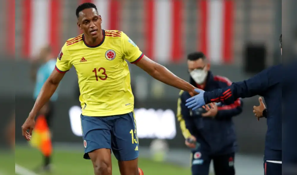 Yerry Mina no disputará el duelo Colombia vs. Argentina. Foto: EFE