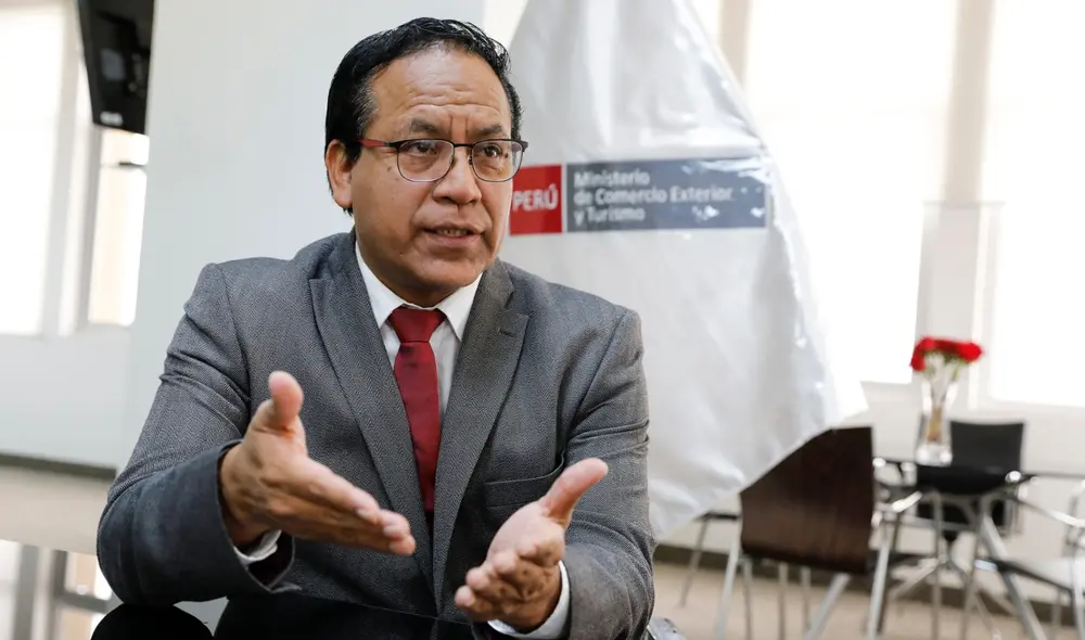 Roberto Sánchez lidera la cartera de Comercio Exterior y Turismo desde el 29 de julio de 2021. Foto: Mincetur