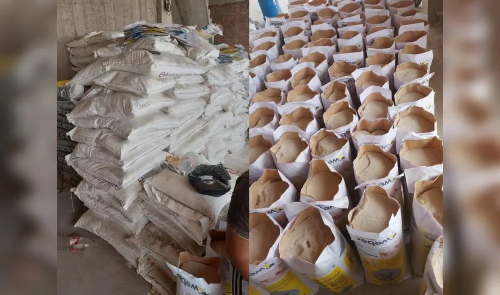 Se encontró mercadería por un monto de 11,058 soles. Foto: PNP