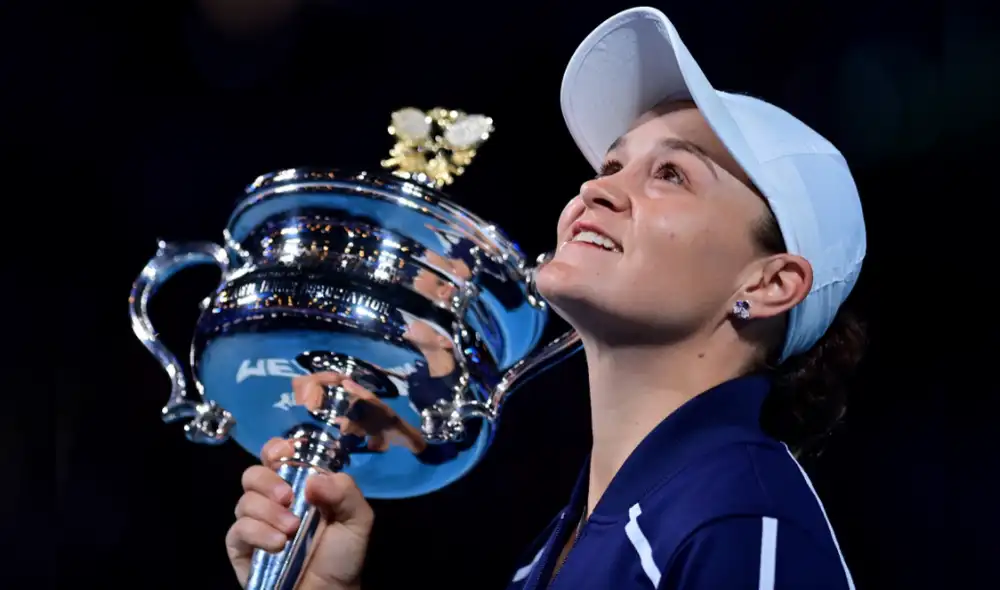 Ashleigh Barty ganó su primer Australian Open. Foto: EFE