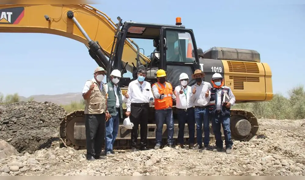 Pejeza inició los trabajos de defensas ribereñas en el río Jequetepeque. Foto: Pejeza.