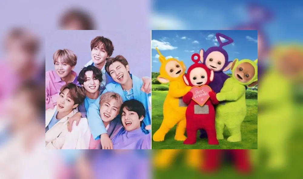 BTS le da la bienvenida a los Teletubbies a su fandom. Foto: composición LR/ HYBE