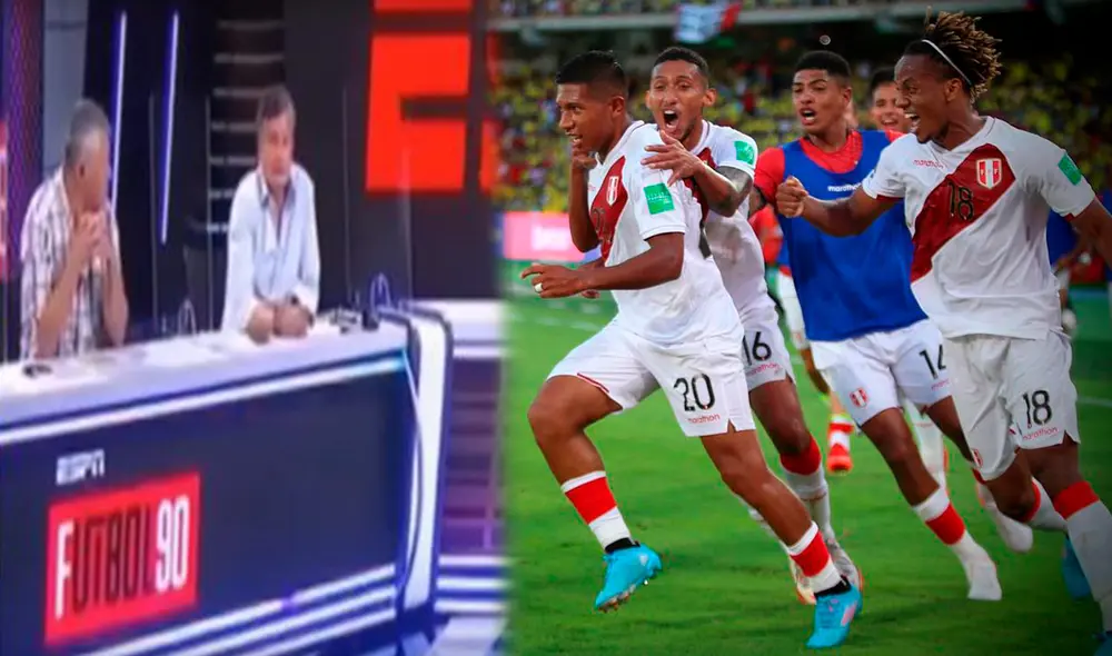 La selección peruana se mide ante Ecuador el martes 1 de febrero. Foto: Composición Captura de ESPN/EFE.