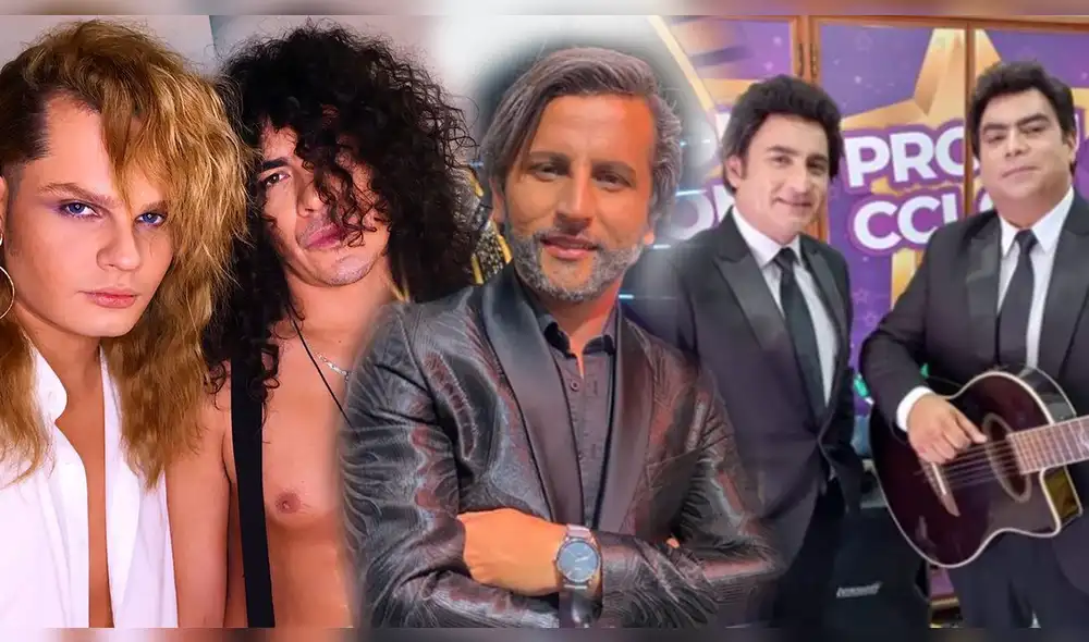 Christian Danielle, imitador ecuatoriano de Ricardo Montaner, retornó para participar en la gran final. Foto: composición/Alejandro Dagda/Christian Danielle/Claudio y Marcelo/Instagram