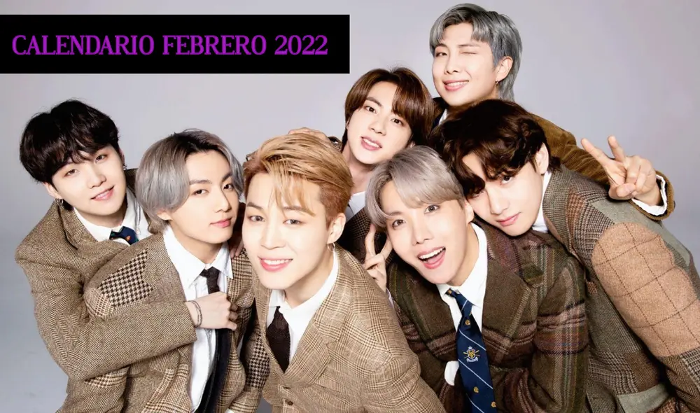 El grupo BTS está de vacaciones, pero no se aleja de ARMY. Conoce acá las actividades relacionadas a la agenda de Bangtan para febrero. Foto: composición Hybe / La República