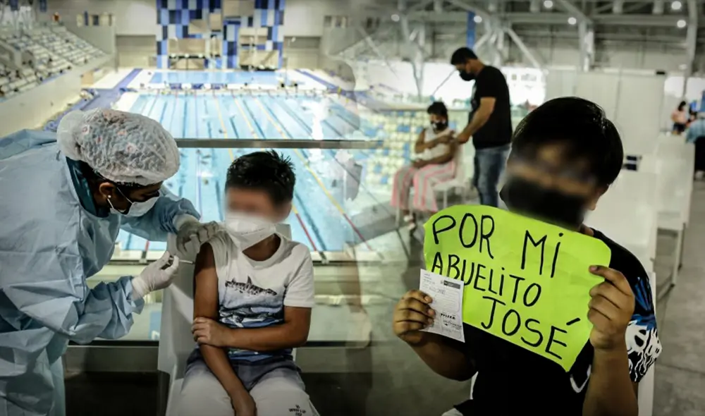 Más de 210.000 pequeños ya recibieron su primera dosis de la vacuna. Foto: composición de Jazmin Ceras / La República Más de 210.000 pequeños ya recibieron su primera dosis de la vacuna. Foto: composición de Jazmin Ceras / La República