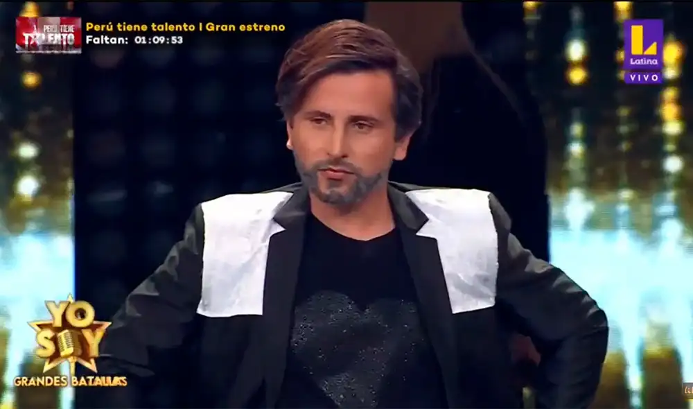 Ricardo Montaner pasa a la semifinal de Yo soy, grandes batallas. Foto: captura de Latina