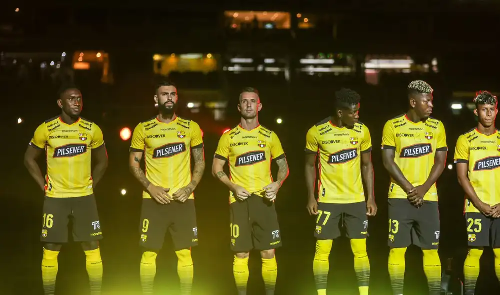 Barcelona SC presentó su plantel completo 2022. Foto: Barcelona SC