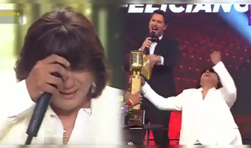 Sebastián Landa dedicó su triunfo al gran maestro José Feliciano. Foto: composición/captura Latina