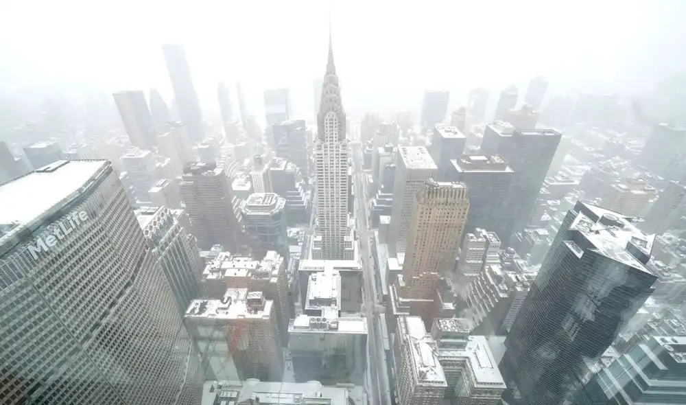 Los gobiernos de los estados de Nueva York y Nueva Jersey declararon el estado de emergencia y la alcaldesa de Boston, Michelle Wu, decretó emergencia por nieve. Foto: AFP