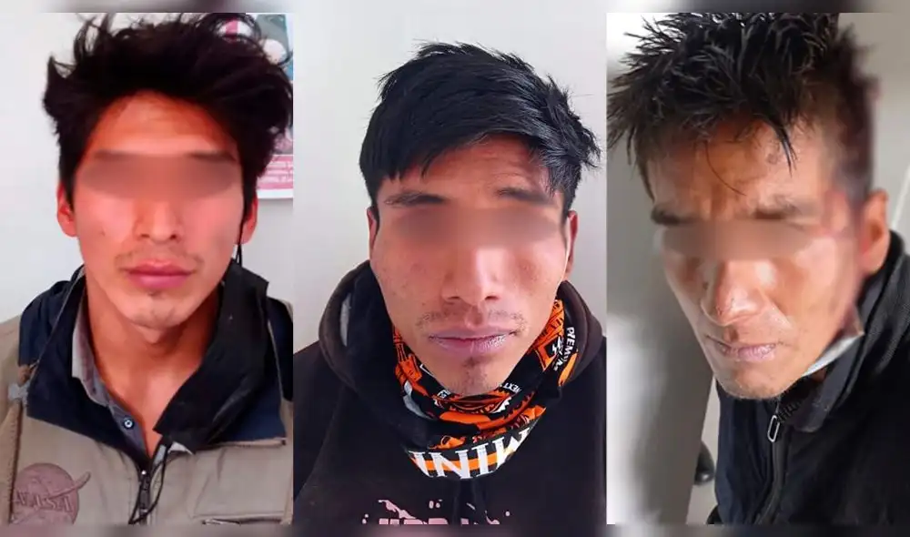 Los sujetos fueron identificados como Ernesto Quispe Castro, Eduardo Puma Cáceres y Wilbert Serrano Paulo. Foto: composición LR/Lamay Noticias Los sujetos fueron identificados como Ernesto Quispe Castro, Eduardo Puma Cáceres y Wilbert Serrano Paulo. Foto: composición LR/Lamay Noticias