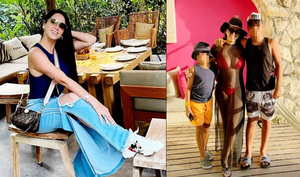 Melissa Klug se va a Cancún con sus hijos. Image: Melissa Klug/Instagram Melissa Klug se va a Cancún con sus hijos. Image: Melissa Klug/Instagram