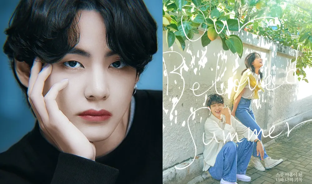 Taehyung de BTS sorprendió a sus seguidores con una visita sorpresa al set de grabación de Our beloved summer. Foto: composición La República/BIGHIT/SBS