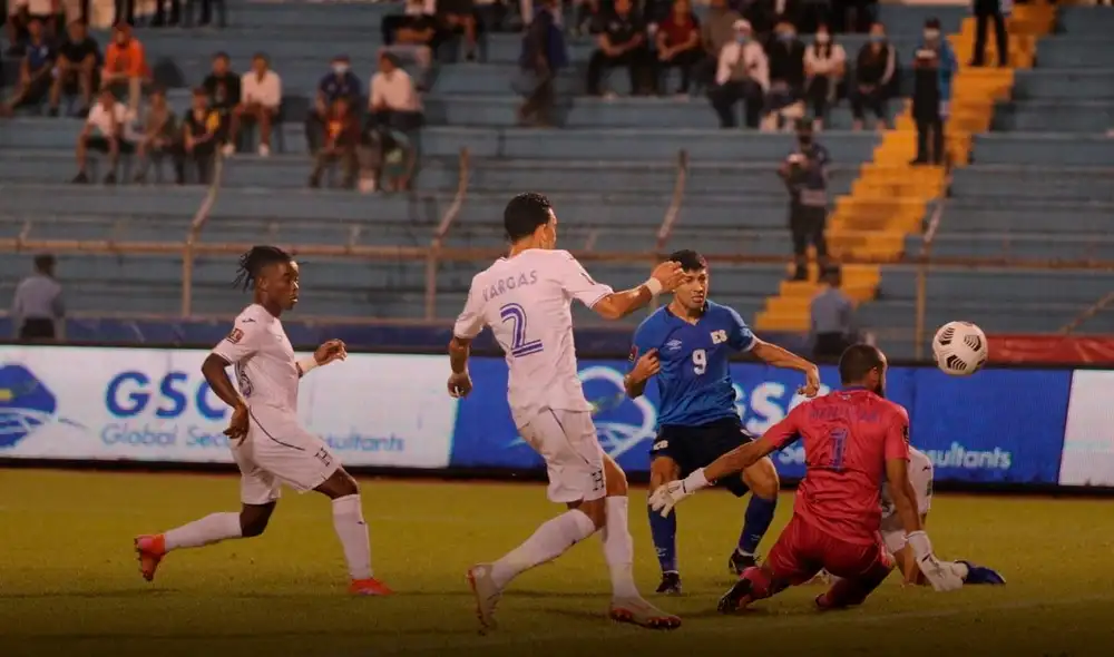 El Salvador se llevó los tres puntos contra el colero del octagonal de Eliminatorias Concacaf. Foto: La Selecta/Twitter
