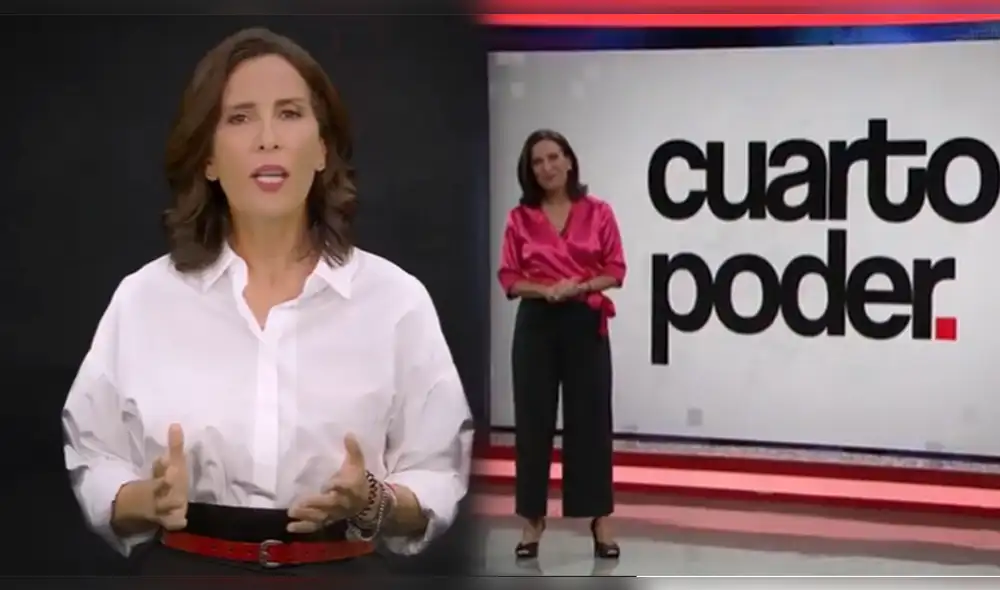 Tras la repentina salida de Sebastián Salazar y Tatiana Alemán de la conducción de Cuarto Poder, Sol Carreño tomó la posta en el programa. Foto: captura video/captura América TV