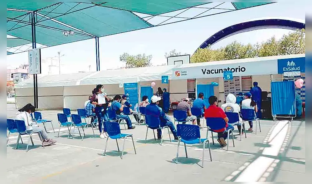 Vacunación. Se programará nueva jornada para menores. Foto: La República Vacunación. Se programará nueva jornada para menores. Foto: La República