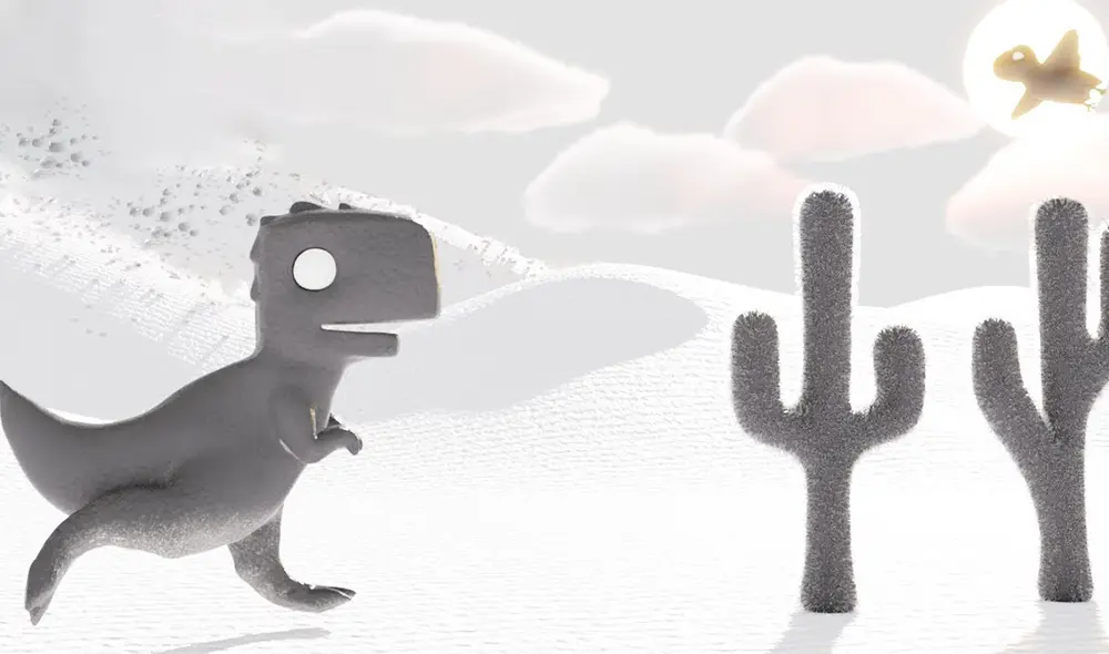 Dino T-Rex RTX está disponible en Play Store. Foto: captura de YouTube