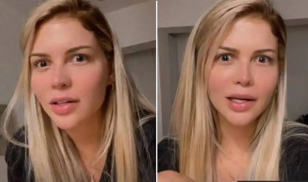 Brunella Horna confesó ser muy fan de la música de Bad Bunny. Foto: composición/ Instagram