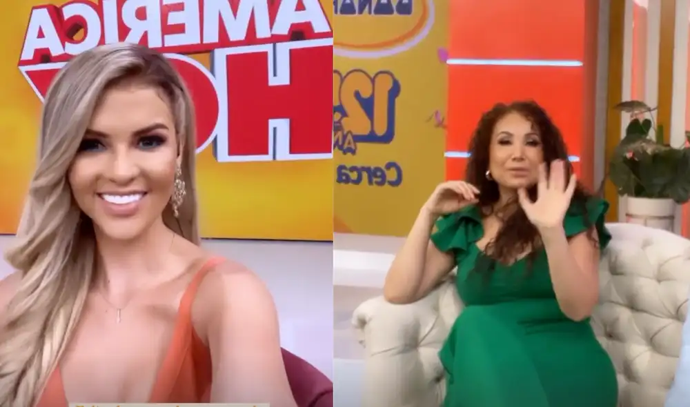 Janet Barboza reveló que anhelaba ver como conductora de América hoy a alguien con mayor experiencia. Foto: América hoy/captura Janet Barboza reveló que anhelaba ver como conductora de América hoy a alguien con mayor experiencia. Foto: América hoy/captura