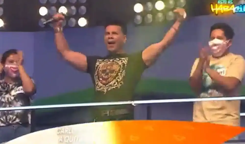 Carlos Barraza acompañará a Johanna San Miguel y Roger del Águila en Esto es Habacilar. Foto: captura América