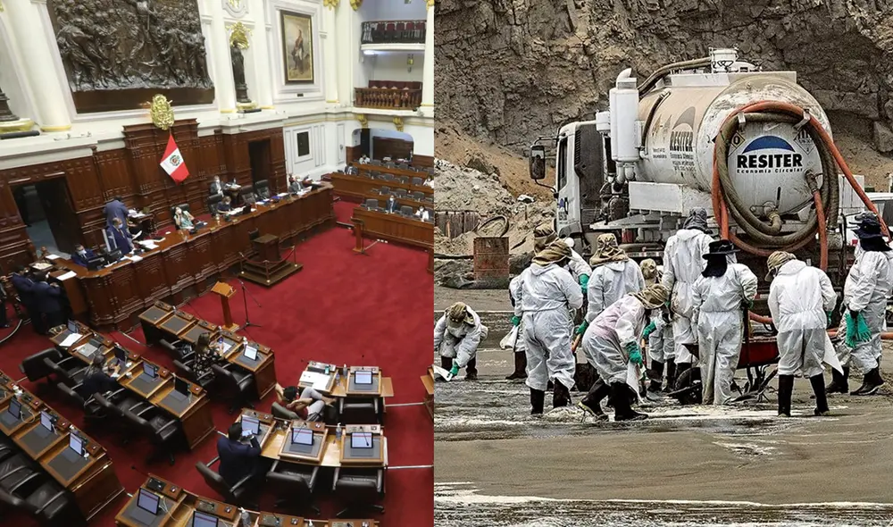 Comisión de Pueblos Andinos del Congreso podrá citar tanto a funcionarios del Estado como a representantes de la empresa Repsol. Foto: composición/La República