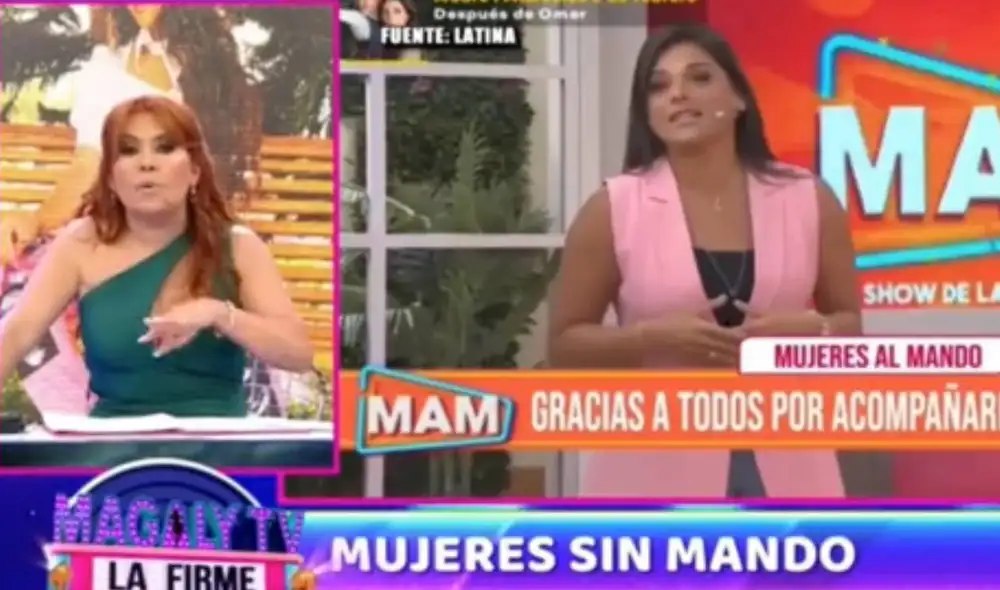 Magaly Medina tuvo duros comentarios hacia las conductoras de Mujeres al mando. Foto: captura de Latina