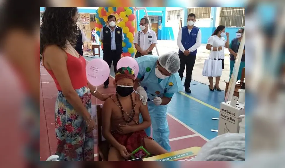 Menores continúan siendo inmunizados. Foto: GORE MADRE DE DIOS Menores continúan siendo inmunizados. Foto: GORE MADRE DE DIOS