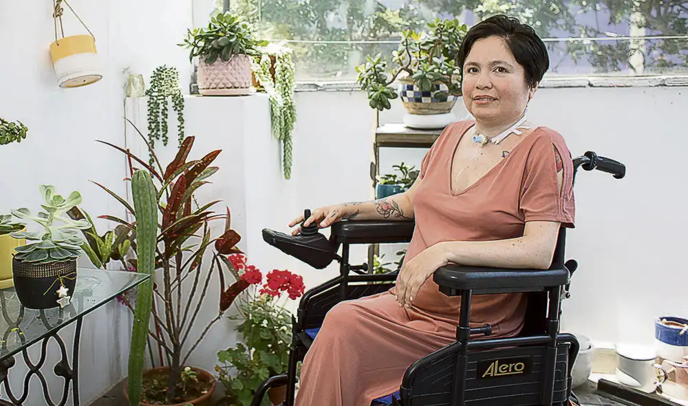 A la espera. Ana Estrada busca tener la libertad de elegir cuándo morir de manera digna. Foto: Antonio Melgarejo/La República