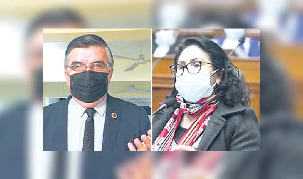 Posturas. Paredes y Ugarte respaldan decisión de Castillo. Foto: Composición La República