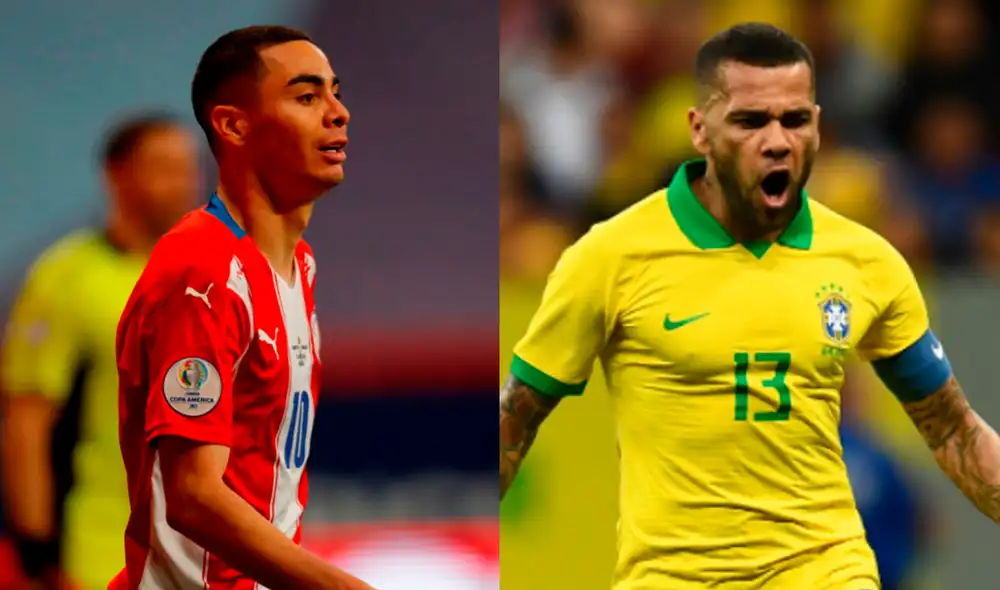 Brasil vs. Paraguay: el primer y penúltimo puesto se enfrentan en la jornada 16. Foto: composición/EFE/AFP