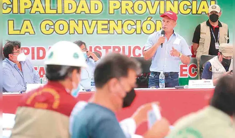 Ministro en Quillabamba. Foto: La República Ministro en Quillabamba. Foto: La República