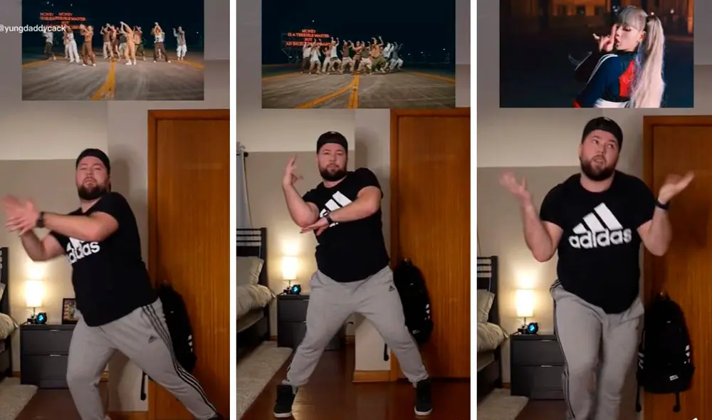 Un joven vio con atención los movimientos de la integrante de Blackpink para realizar su misma coreografía, por lo que asombró con el resultado final. Foto: captura de TikTok Un joven vio con atención los movimientos de la integrante de Blackpink para realizar su misma coreografía, por lo que asombró con el resultado final. Foto: captura de TikTok