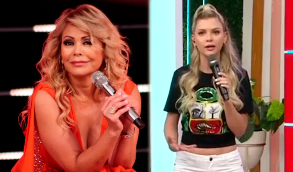 Gisela Valcárcel le advierte a Brunella Horna. Foto: GLR / captura América TV Gisela Valcárcel le advierte a Brunella Horna. Foto: GLR / captura América TV