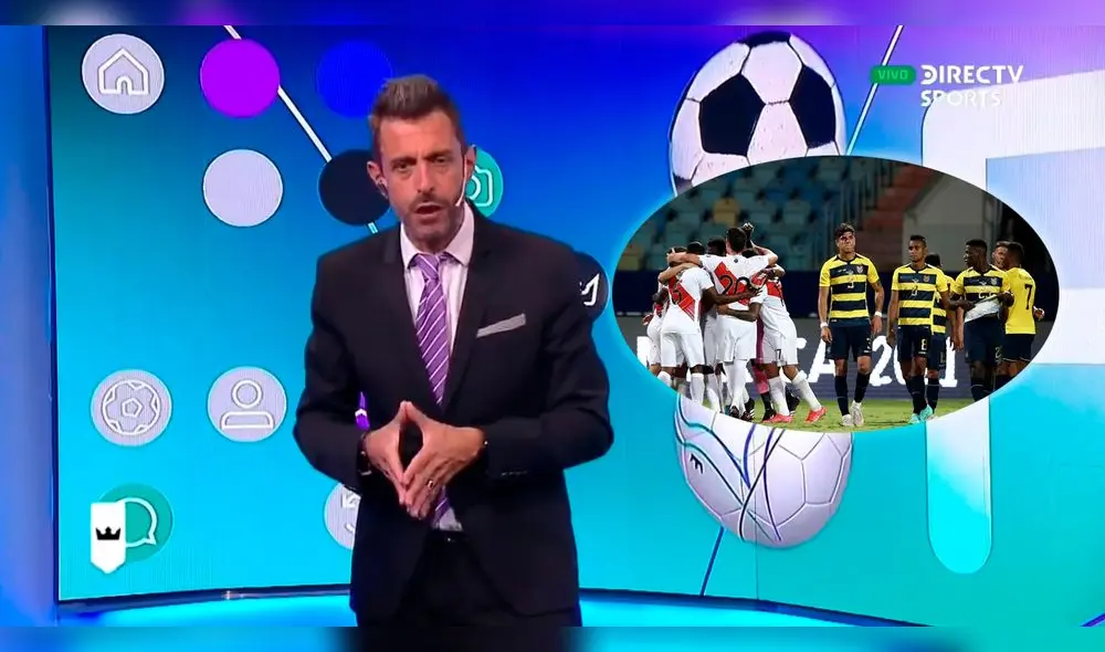 Perú y Ecuador chocarán a las 9.00 p.m. (hora peruana) en el Estadio Nacional. Foto: Captura DirecTV Sports / Twitter seleccion peruana