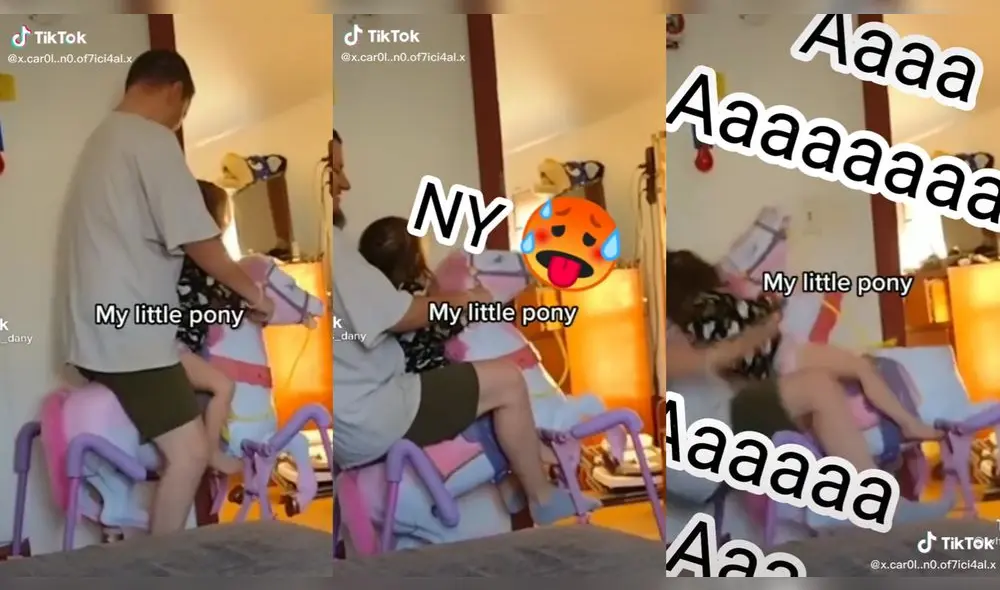 El hombre pensó que el juguete resistiría. Foto: captura de TikTok