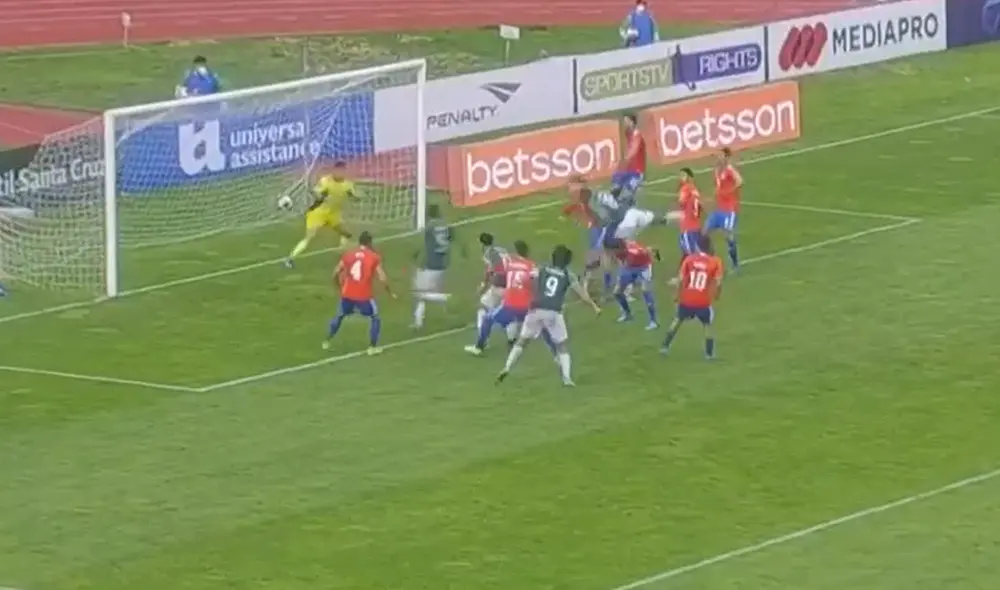 Bolivia empató gracias a Enoumba. Foto: captura TyC Sports Bolivia empató gracias a Enoumba. Foto: captura TyC Sports