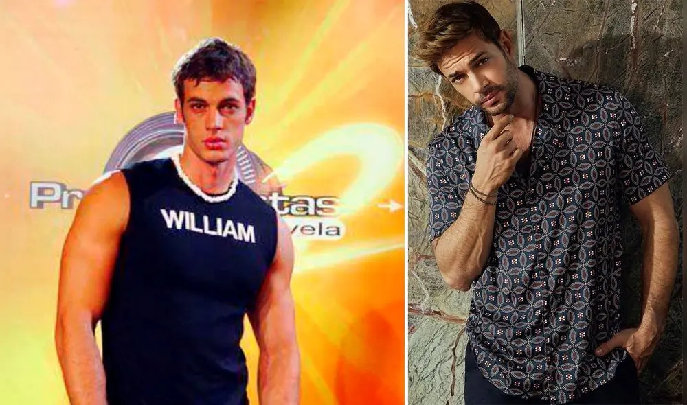 El antes y después de William Levy cuando participó en el reality de Telemundo, Protagonistas de novela. Foto: composición/Telemundo/Instagram/@willevy