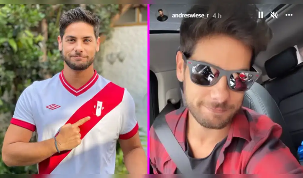 Andrés Wiese es un gran fanático de la selección peruana. Foto: Andrés Wiese/Instagram