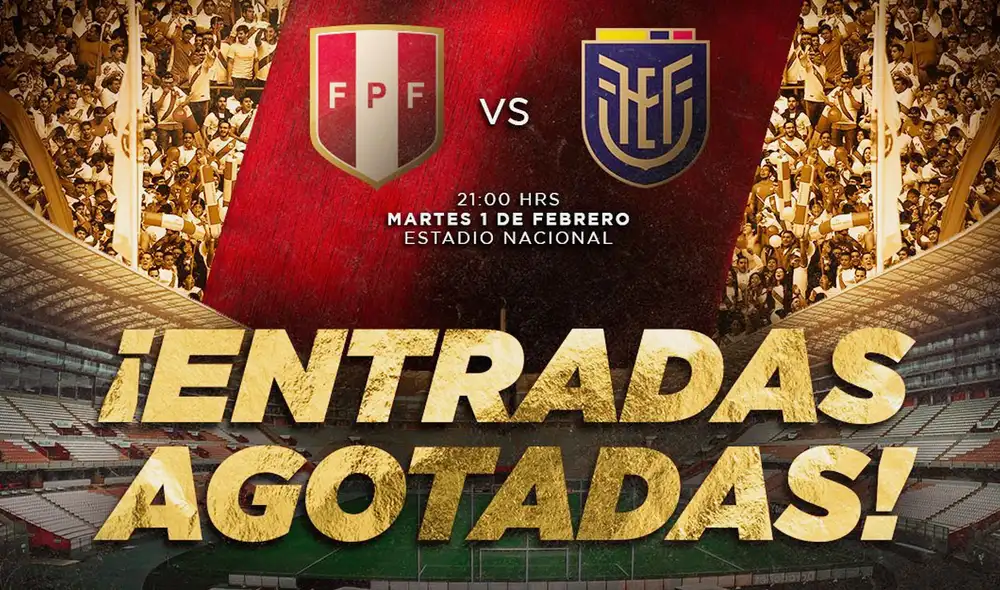 La Blanquirroja jugará contra Ecuador a las 9.00 p. m. por la fecha 16 del proceso clasificatorio. Foto: Selección peruana Twitter