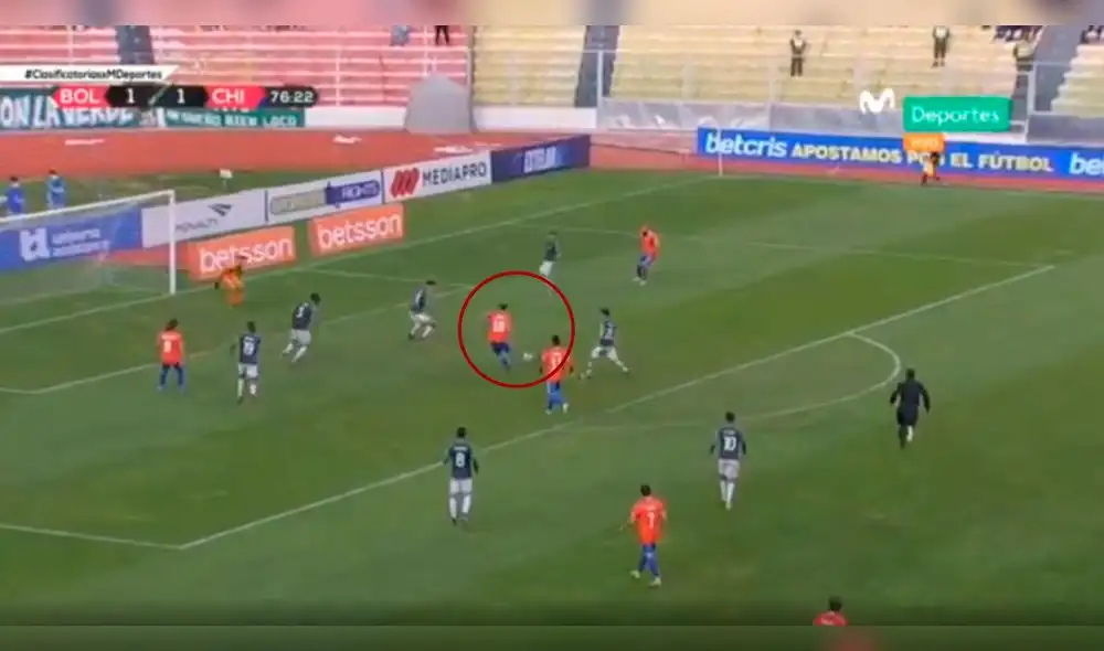 Alexis Sánchez marcó su segundo tanto del partido. Foto: Captura Movistar Deportes