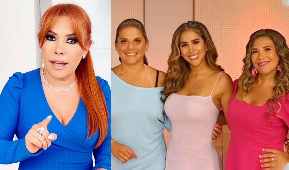 Magaly Medina solo tuvo críticas contra Mujeres al mando, al que consideró un programa que nunca estuvo a la altura de su nombre. Foto: composición/Latina/LR Magaly Medina solo tuvo críticas contra Mujeres al mando, al que consideró un programa que nunca estuvo a la altura de su nombre. Foto: composición/Latina/LR