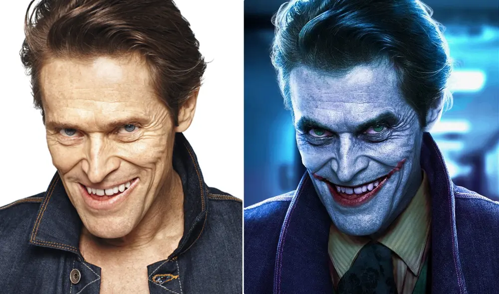 Willem Dafoe como Joker es un casting soñado por los seguidores del villano. Foto: composición / William Gray