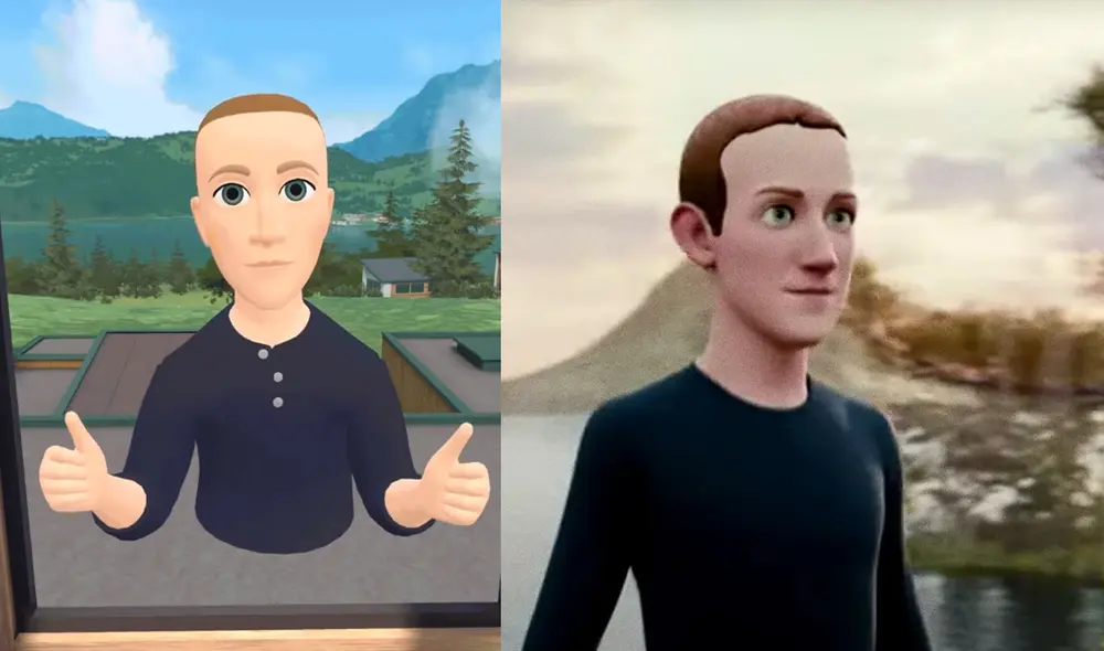 Diferencias entre ambos avatares de Facebook. Foto: composición/LR