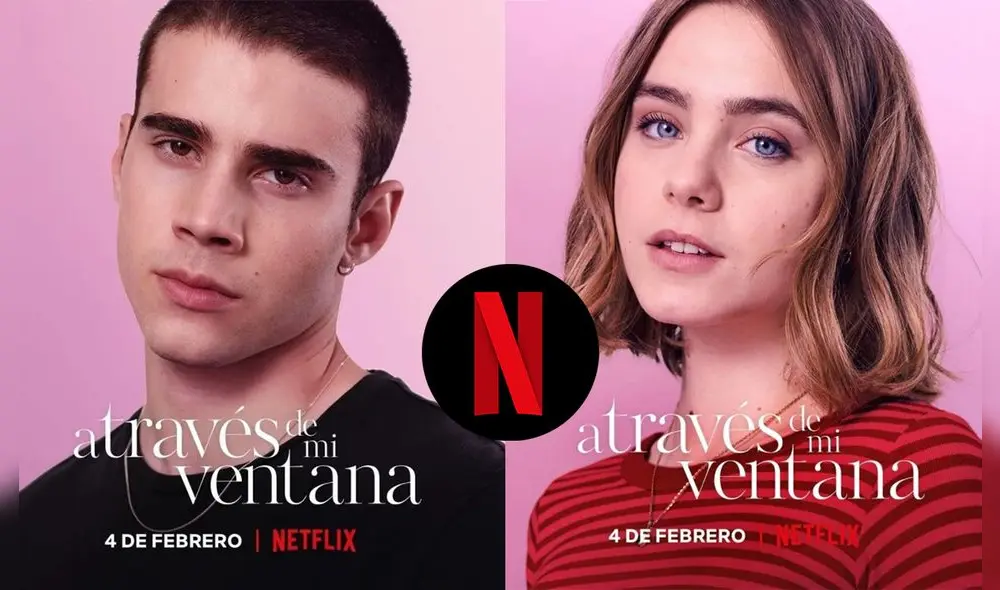 A través de mi ventana explorará el romance juvenil entre Raquel Mendoza y Ares Hidalgo. Foto: IMDb y Netflix