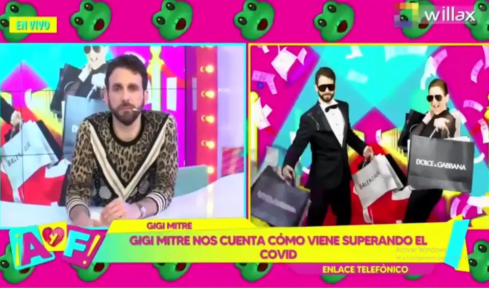 Gigi Mitre habla de sus síntomas tras contagiarse de COVID-19: “Desperté con voz sexy”. Foto: captura de Willax TV