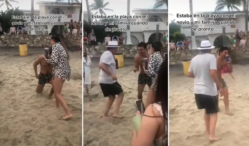 La propuesta de matrimonio fallida tuvo el respaldo de algunos usuarios, quienes se sintieron identificados con la reacción del padre. Foto: captura de TikTok